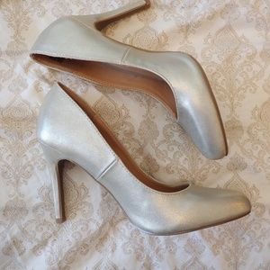 Lauren Conrad Champagne Heels Sz 7.5